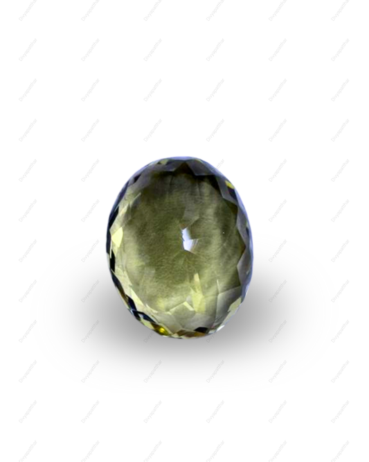 Natural Lemon Quartz Gemstone – Oval Shape (11.90 Carat | 12.97 Ratti)