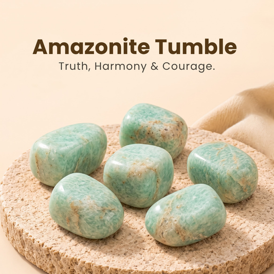 Amazonite Tumble – Truth, Harmony & Courage