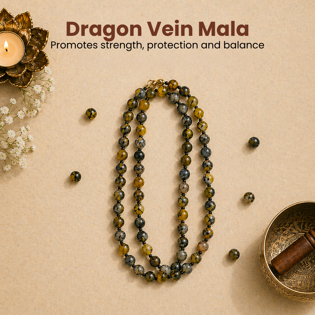 Dragon Vein Mala – Strength, Confidence & Positive Transformation