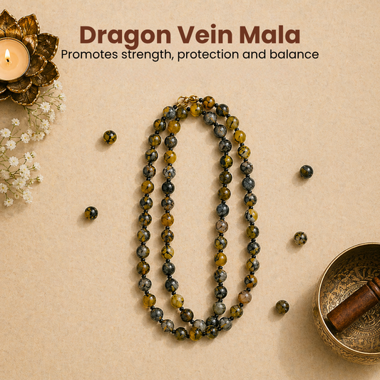 Dragon Vein Mala – Strength, Confidence & Positive Transformation