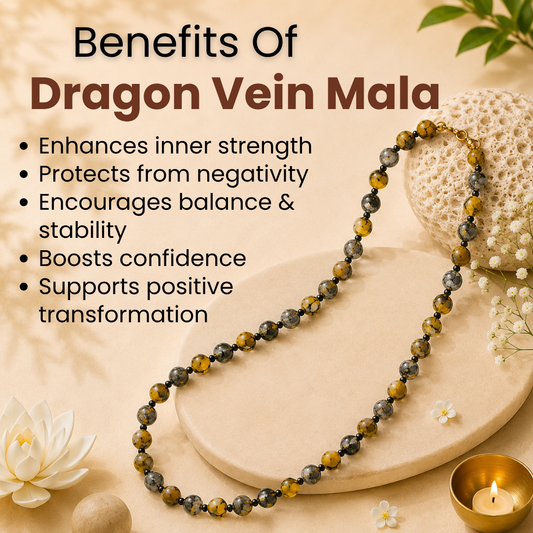 Dragon Vein Mala – Strength, Confidence & Positive Transformation