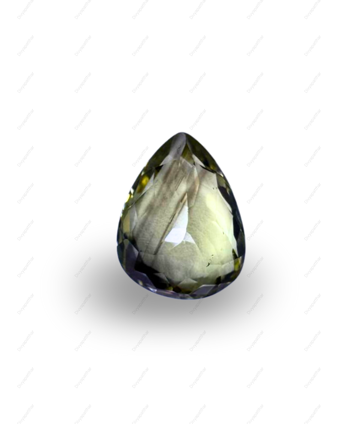 Natural Lemon Quartz Gemstone – Pear Shape (9.90 Carat | 10.79 Ratti)
