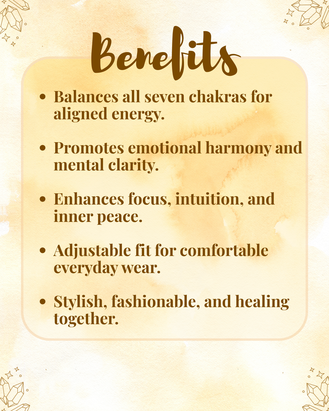 Premium 7 Chakra Adjustable Bracelet (Balance, Healing & Stylish Energy Alignment)