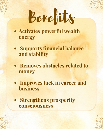 Maha Lakshmi Blessing Combo – (Shri Yantra Frame & 7 Mukhi Rudraksha)