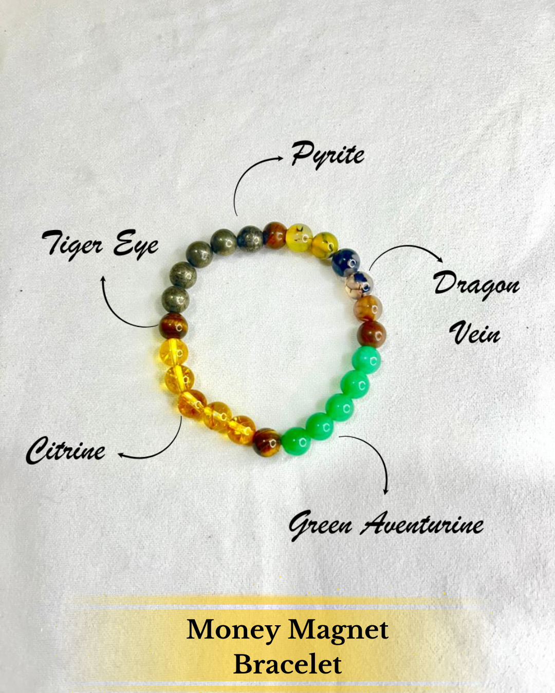 Money Magnet & Pyrite Bracelet Combo