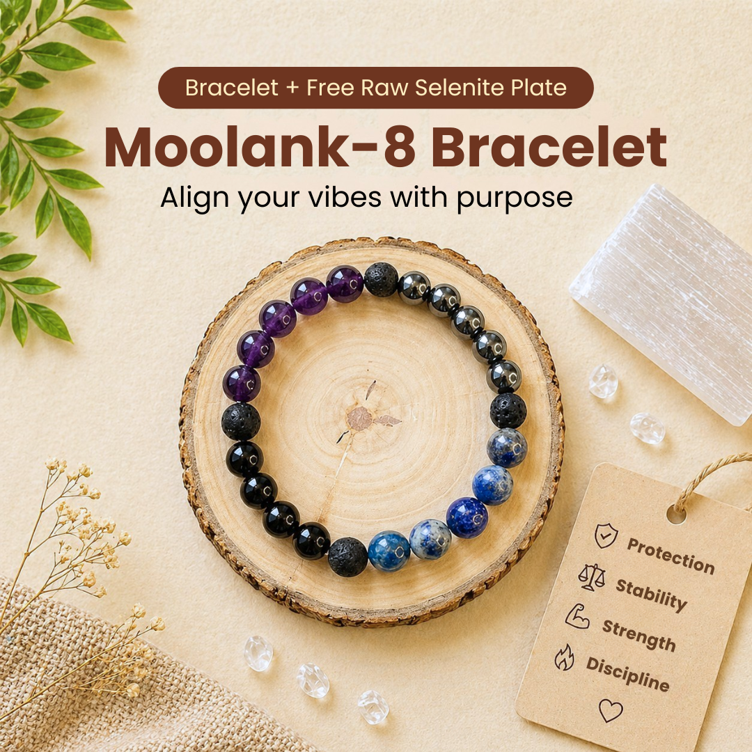 Moolank 8 Power Bracelet (Stability, Discipline & Spiritual Strength)