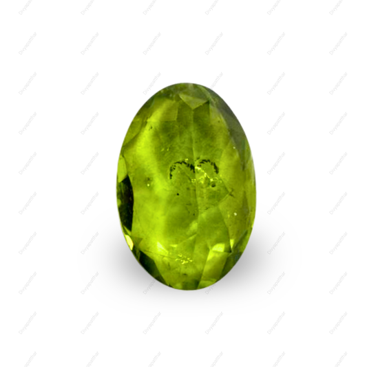 Natural Peridot Gemstone – Oval Shape (3.85 Carat | 4.19 Ratti)