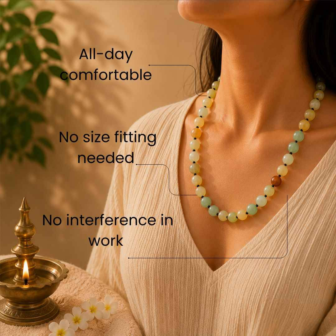 Amazonite Mala – Calmness, Communication & Emotional Balance