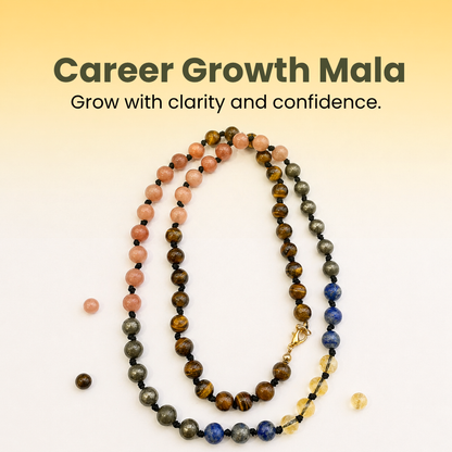 Career Growth Power Mala (Success, Confidence & Professional Growth)