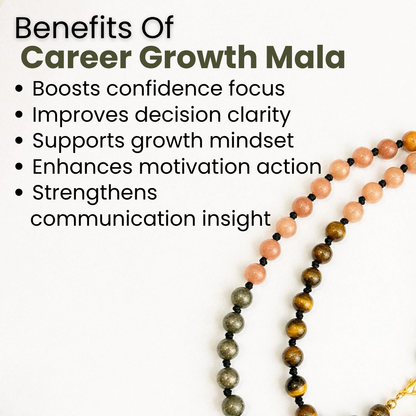 Career Growth Power Mala (Success, Confidence & Professional Growth)