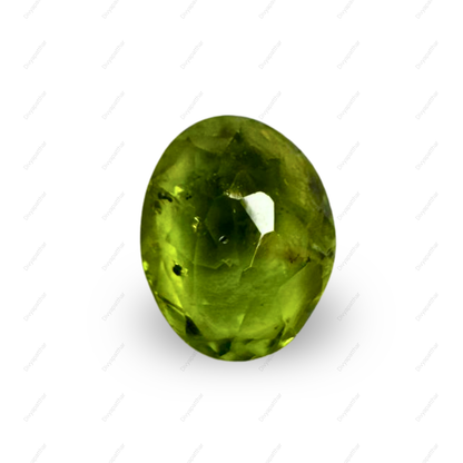 Natural Peridot Gemstone – Oval Shape (4.30 Carat | 4.69 Ratti)