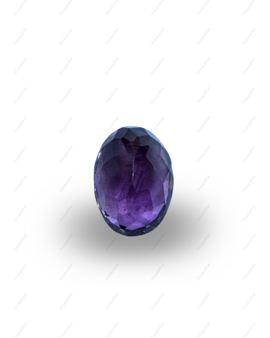 Natural Amethyst Gemstone – Oval Shape (6.55 Carat | 7.14 Ratti)