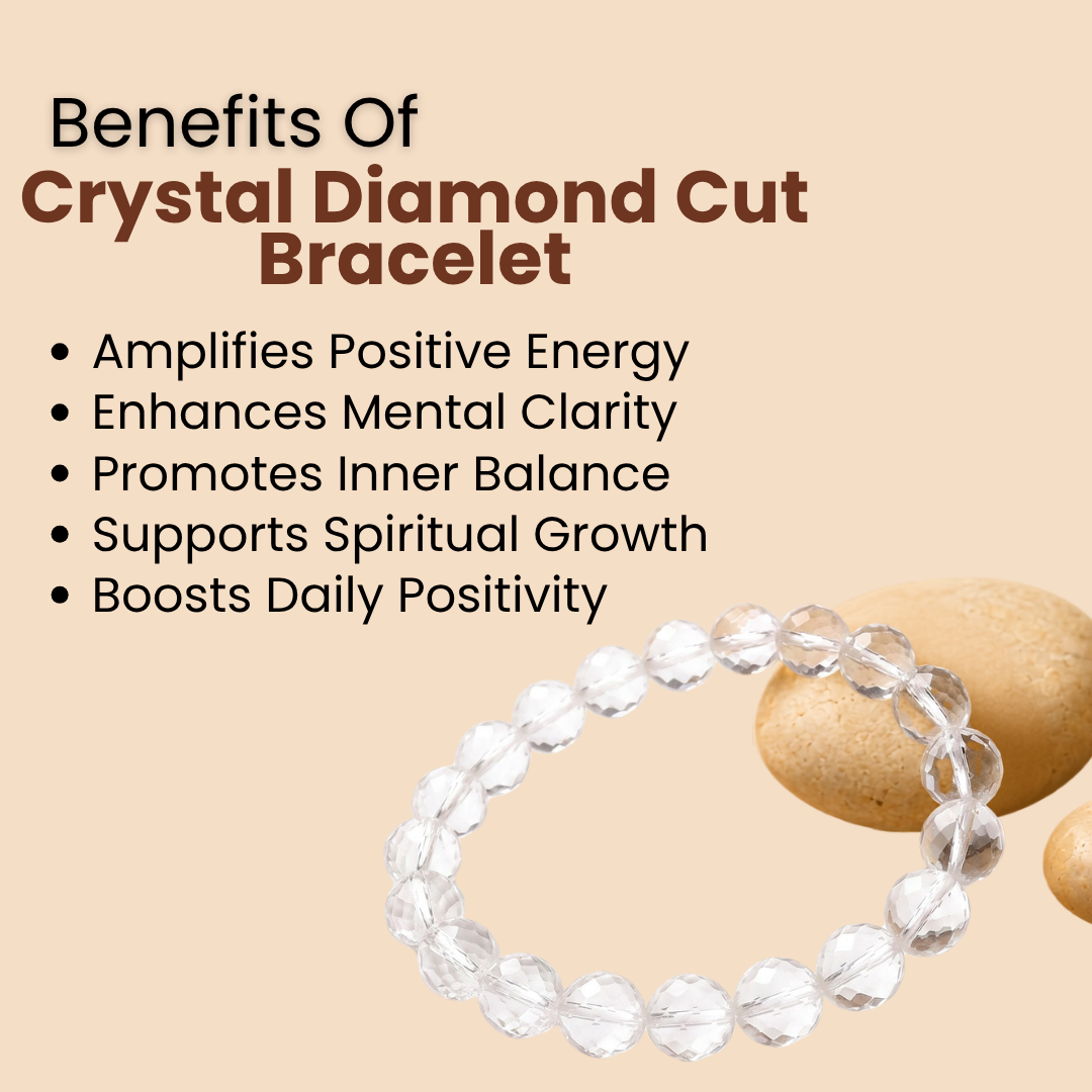 Crystal Diamond Cut Bracelet