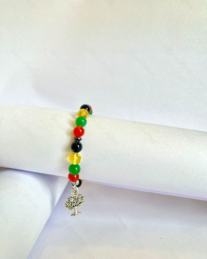 Premium Multi Crystal Freedom Tree Bracelet (Growth, Wealth & Stylish Protection)