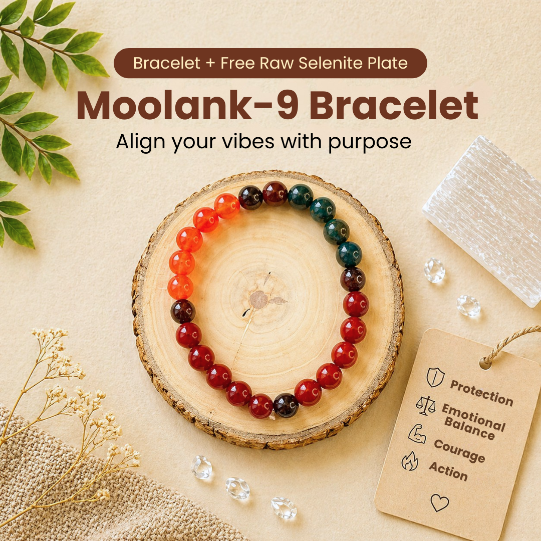 Moolank 9 Power Bracelet (Courage, Action & Emotional Balance)