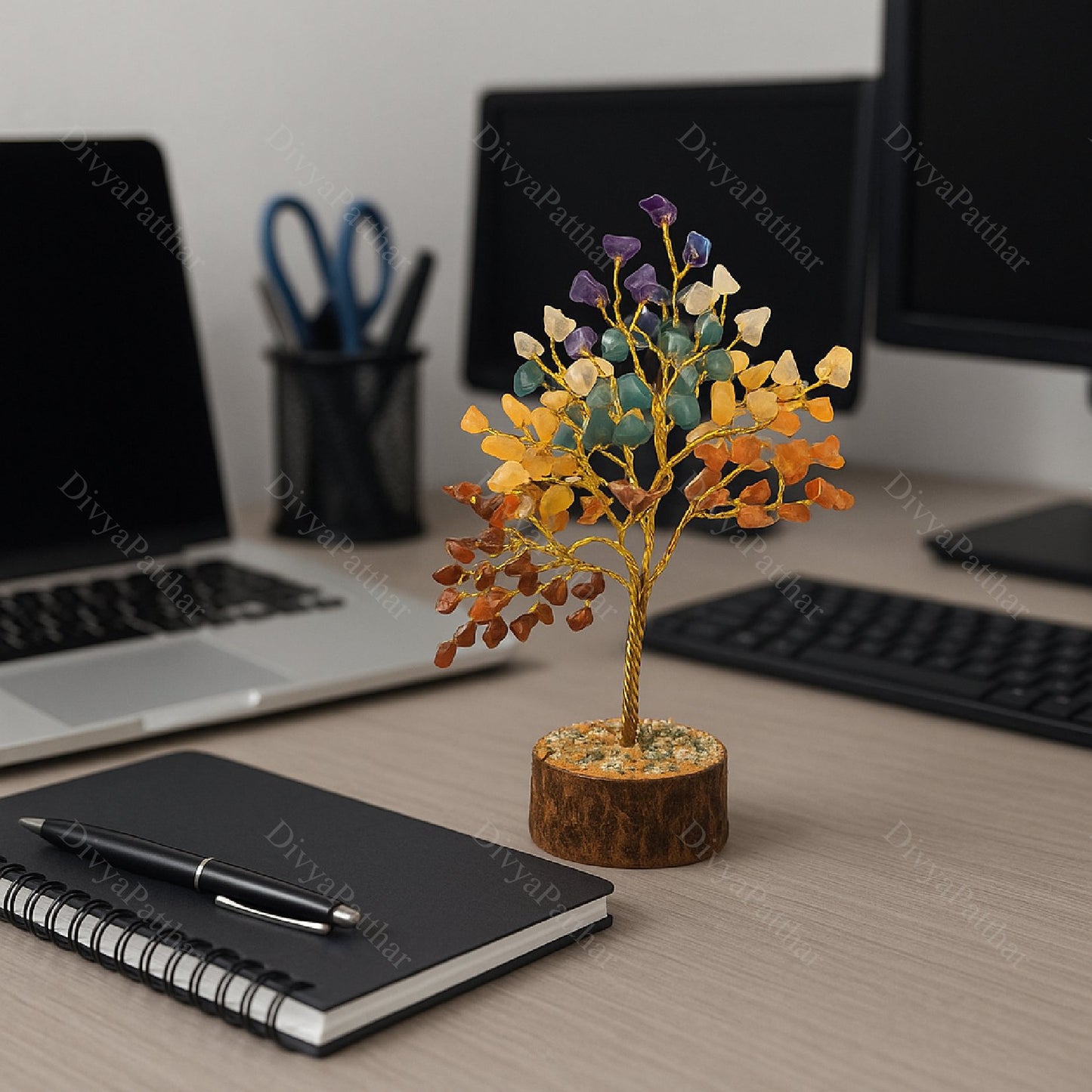 7 Chakra Crystal Tree – Balance, Healing & Positive Energy