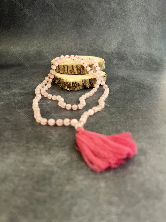 Rose Quartz Jap Mala – Love, Harmony & Emotional Healing