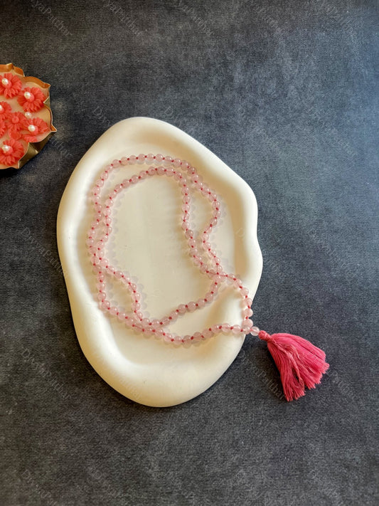 Rose Quartz Jap Mala – Love, Harmony & Emotional Healing