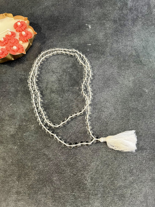 Clear Quartz Jap Mala – Clarity, Healing & Energy Amplification