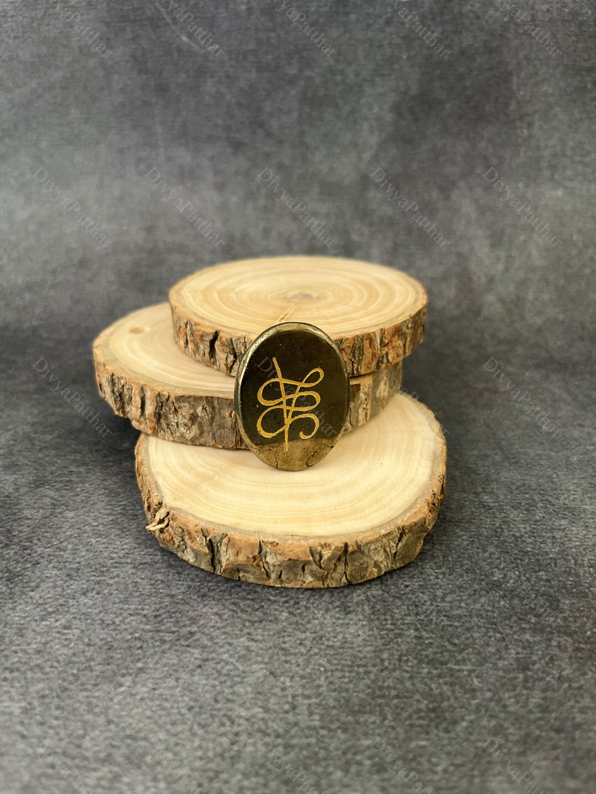 Pyrite Zibu Coin – Abundance, Protection & Positive Energy