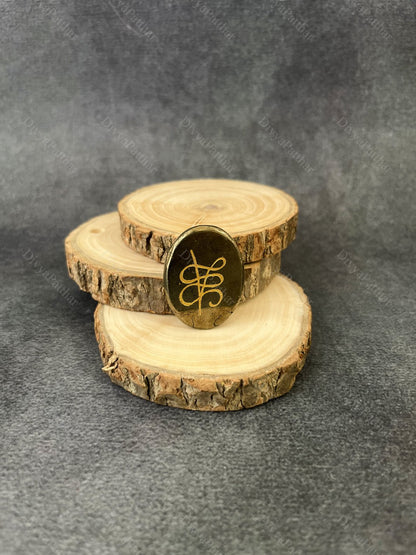 Pyrite Zibu Coin – Abundance, Protection & Positive Energy