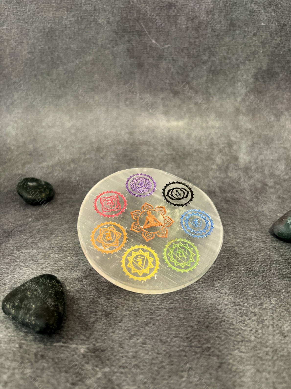 Selenite Plate – Cleansing, Healing & Spiritual Harmony