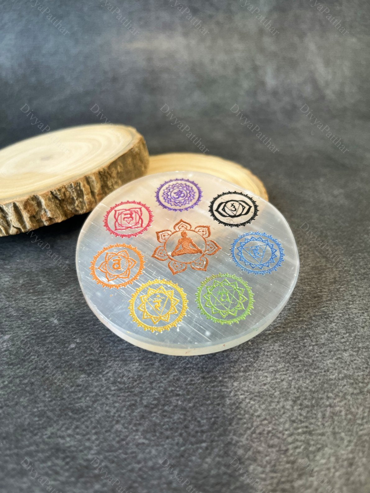 Selenite Plate – Cleansing, Healing & Spiritual Harmony