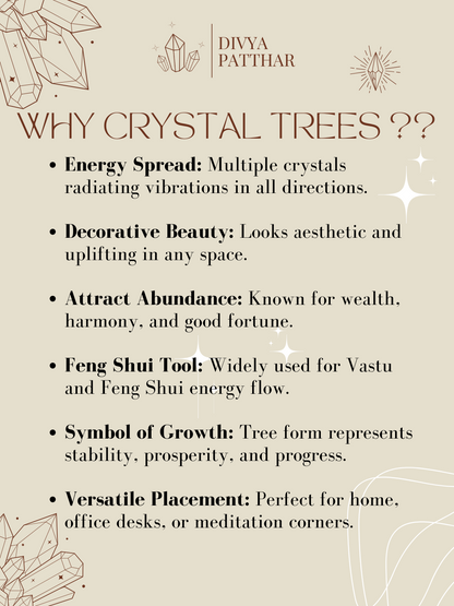7 Chakra Crystal Tree – Balance, Healing & Positive Energy