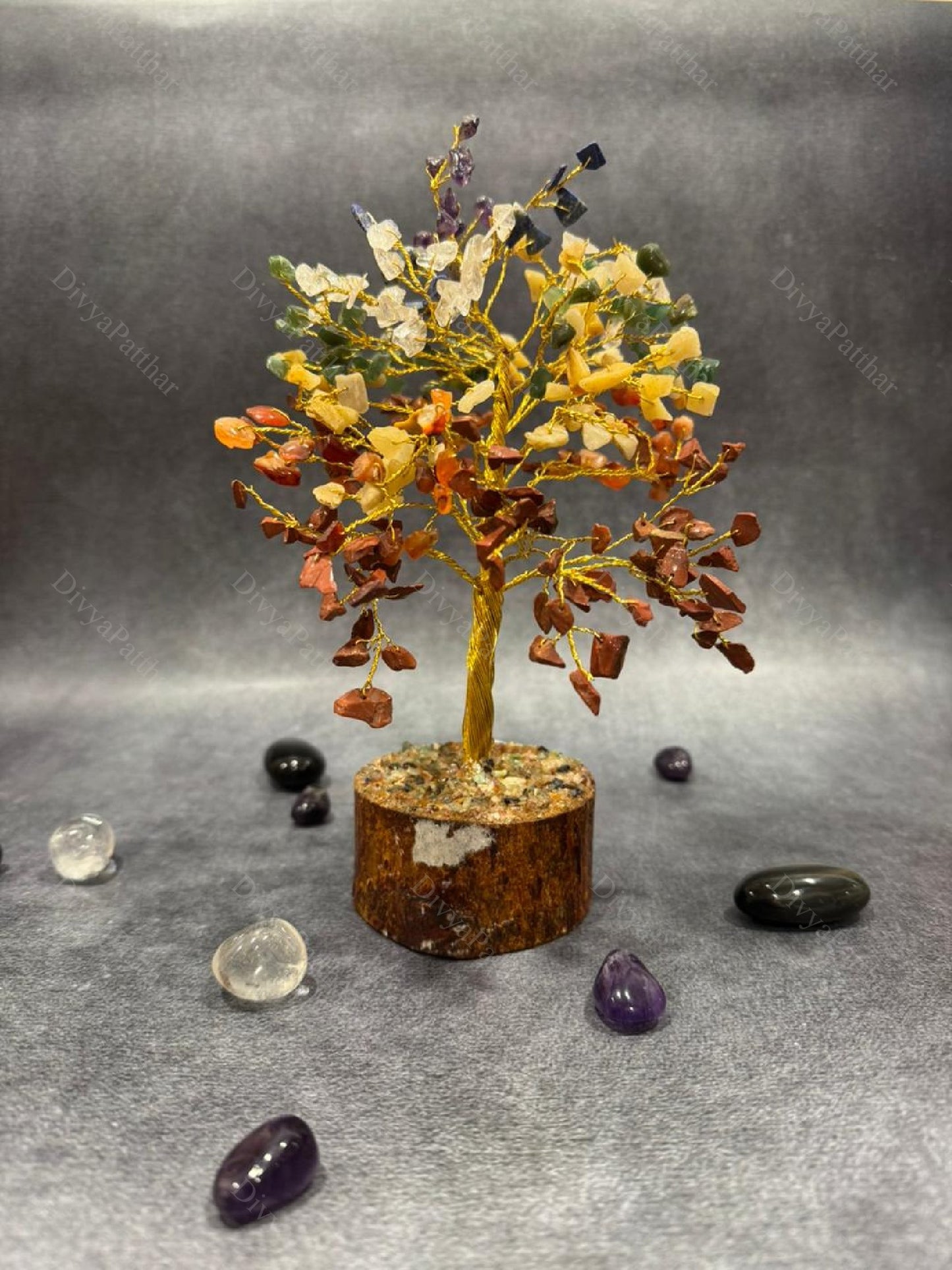 7 Chakra Crystal Tree – Balance, Healing & Positive Energy