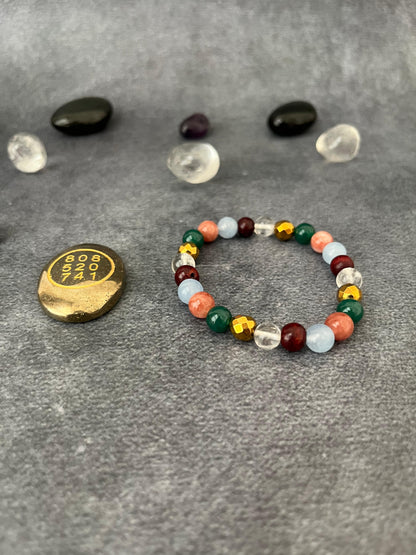 DIVYA DHAN–KUBER COMBO ( Divya Dhan-Yog Bracelet + Pyrite Zibu Coin )