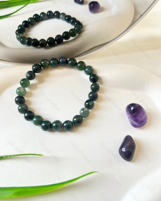 Green Moss Agate Bracelet