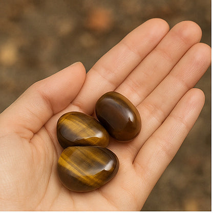 Tiger Eye Tumble – Courage, Focus & Protection