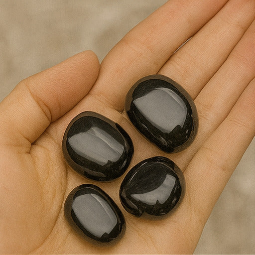 Black Tourmaline Tumble – Protection, Grounding & Cleansing