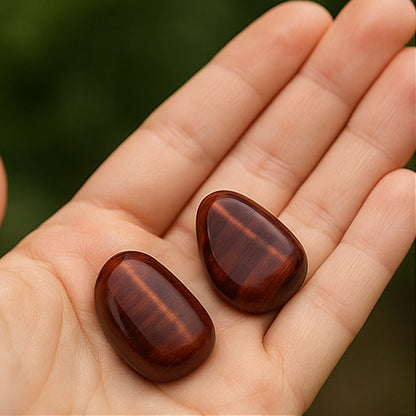 Red Tiger Eye Tumble – Motivation, Confidence & Vitality