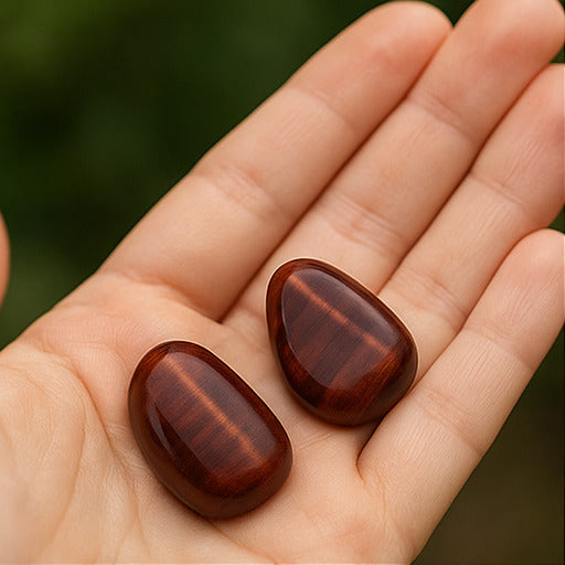 Red Tiger Eye Tumble – Motivation, Confidence & Vitality