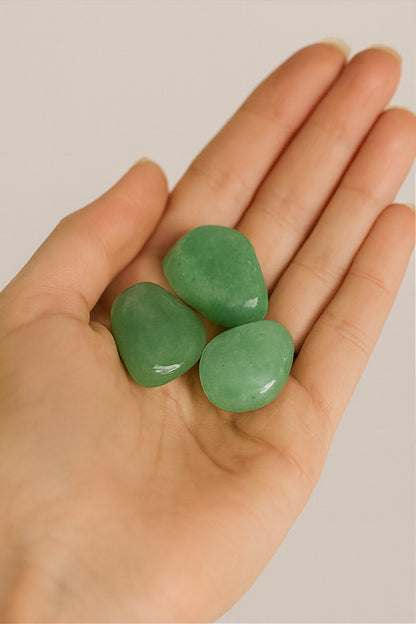 Green Aventurine Tumble – Luck, Healing & Prosperity