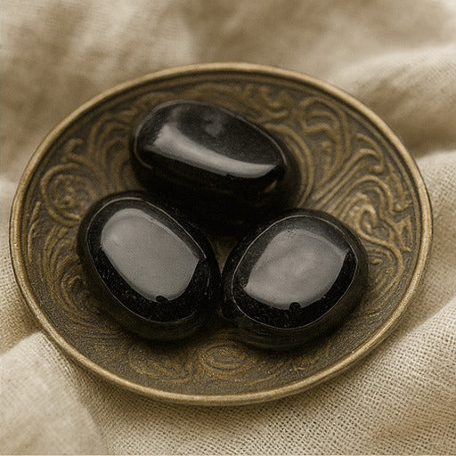 Black Tourmaline Tumble – Protection, Grounding & Cleansing