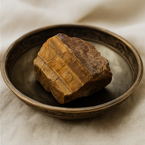 Tiger Eye Raw Stone – Courage, Clarity & Protection