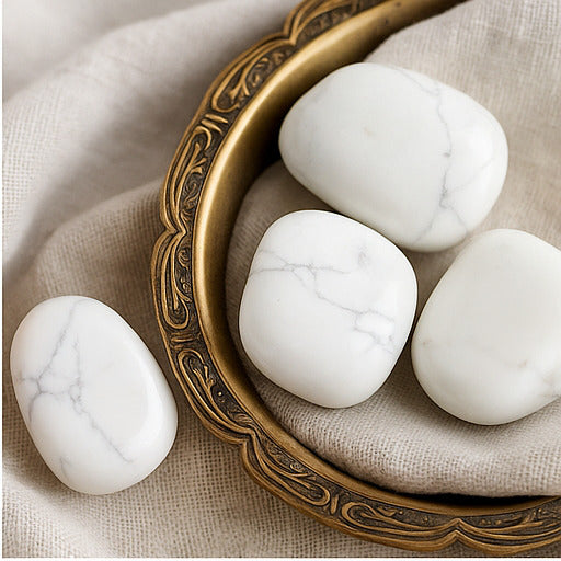 Howlite Tumble – Calmness, Patience & Awareness