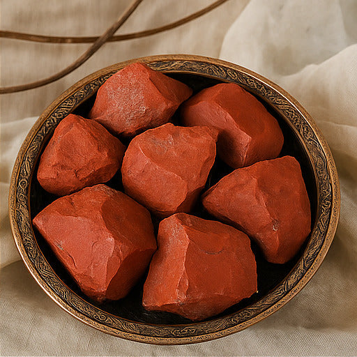 Red Jasper Raw Stone – Strength, Vitality & Grounding
