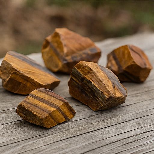 Tiger Eye Raw Stone – Courage, Clarity & Protection