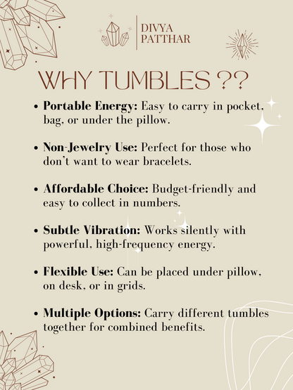 Red Tiger Eye Tumble – Motivation, Confidence & Vitality